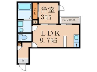 仮）fika戸畑の物件間取画像